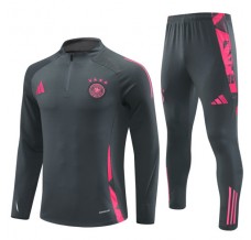Germania Tute Felpe da Allenamento 2024/25 - 1-4 Zip Grigio Rosa
