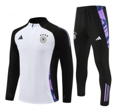 Germania Tute Felpe da Allenamento Bambino 2024/25 - 1-4 Zip Bianco