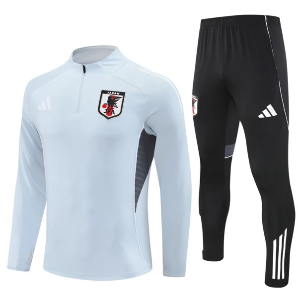 Giappone Tute Felpe da Allenamento 2025/26 - 1-4 Zip Grigio Giappone Tute Felpe da Allenamento 2025/26 - 1-4 Zip Grigio
