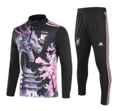 Giappone Tute Felpe da Allenamento Bambino 2024/25 - 1-4 Zip Nero