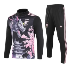 Giappone Tute Felpe da Allenamento Bambino 2024/25 - 1-4 Zip Nero