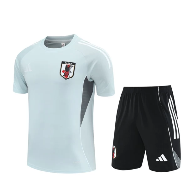 Giappone Tute Maglia da Allenamento Bambino 2025/26 - Shorts Grigio Giappone Tute Maglia da Allenamento Bambino 2025/26 - Shorts Grigio