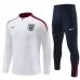 Inghilterra Tute Felpe da Allenamento 2024/25 - 1-4 Zip Bianco
