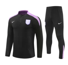 Inghilterra Tute Felpe da Allenamento Bambino 2024/25 - 1-4 Zip Viola