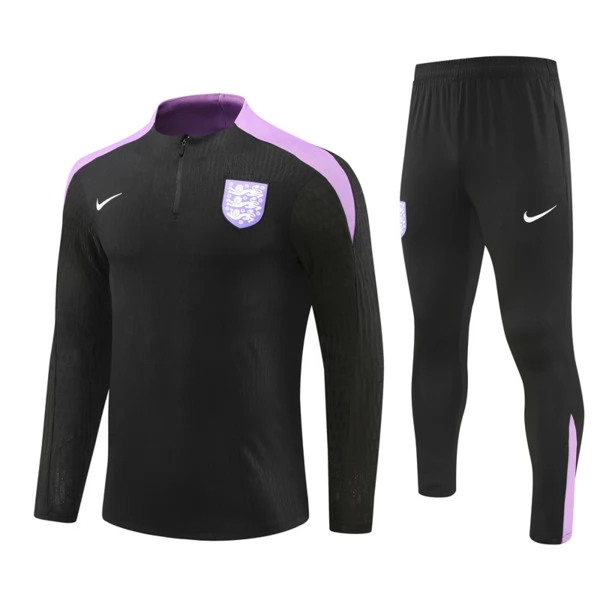 Inghilterra Tute Felpe da Allenamento Bambino 2024/25 - 1-4 Zip Viola Inghilterra Tute Felpe da Allenamento Bambino 2024/25 - 1-4 Zip Viola