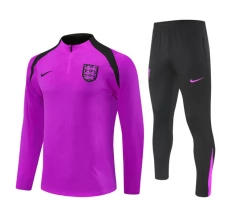 Inghilterra Tute Felpe da Allenamento Bambino 2025/26 - 1-4 Zip Viola
