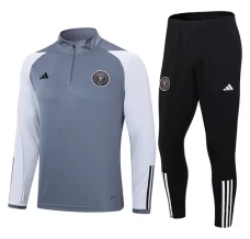 Inter Miami CF Tute Felpe da Allenamento 2023/24 - 1-4 Zip Grigio