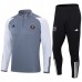 Inter Miami CF Tute Felpe da Allenamento 2023/24 - 1-4 Zip Grigio