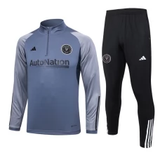 Inter Miami CF Tute Felpe da Allenamento 2023/24 - 1-4 Zip Grigio