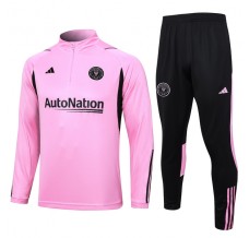 Inter Miami CF Tute Felpe da Allenamento 2023/24 - 1-4 Zip Rosa