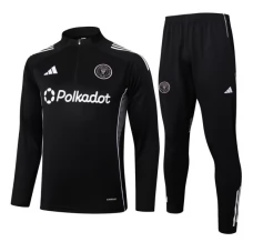 Inter Miami CF Tute Felpe da Allenamento Bambino 2025/26 - 1-4 Zip Nero