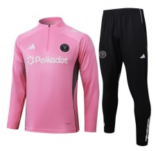 Inter Miami CF Tute Felpe da Allenamento Bambino 2025/26 - 1-4 Zip Rosa