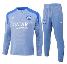 Inter Milan Tute Felpe da Allenamento 2024/25 - 1-4 Zip Blu