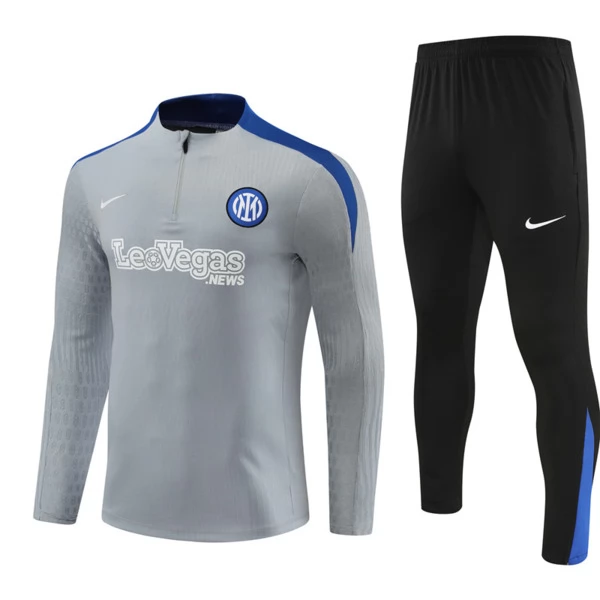 Inter Milan Tute Felpe da Allenamento Bambino 2024/25 - 1-4 Zip Grigio Inter Milan Tute Felpe da Allenamento Bambino 2024/25 - 1-4 Zip Grigio