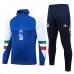 Italia Tute Felpe da Allenamento 2023/24 - 1-4 Zip Blu