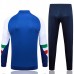Italia Tute Felpe da Allenamento 2023/24 - 1-4 Zip Blu