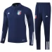 Italia Tute Felpe da Allenamento 2023/24 - 1-4 Zip Navy