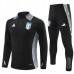 Italia Tute Felpe da Allenamento 2024/25 - 1-4 Zip Nero