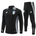 Italia Tute Felpe da Allenamento Bambino 2024/25 - 1-4 Zip Nero