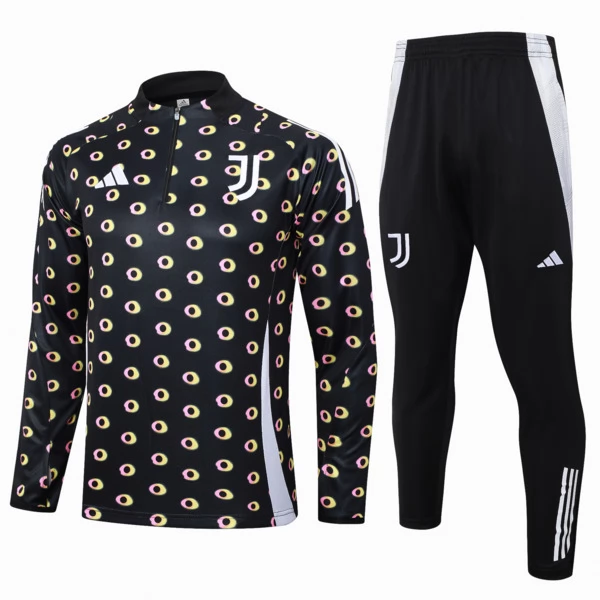 Juventus FC Tute Felpe da Allenamento 2024/25 - 1-4 Zip Nero Juventus FC Tute Felpe da Allenamento 2024/25 - 1-4 Zip Nero