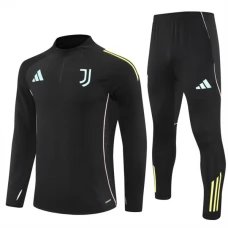 Juventus FC Tute Felpe da Allenamento 2025/26 - 1-4 Zip Nero Juventus FC Tute Felpe da Allenamento 2025/26 - 1-4 Zip Nero