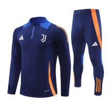 Juventus FC Tute Felpe da Allenamento Bambino 2024/25 - 1-4 Zip Blu
