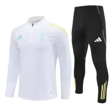 Juventus FC Tute Felpe da Allenamento Bambino 2025/26 - 1-4 Zip Bianco