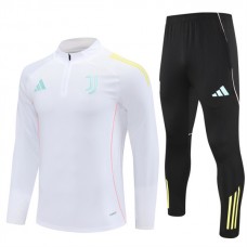 Juventus FC Tute Felpe da Allenamento Bambino 2025/26 - 1-4 Zip Bianco