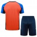 Juventus FC Tute Maglia da Allenamento 2024/25 - Shorts Arancione Blu