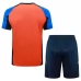 Juventus FC Tute Maglia da Allenamento 2024/25 - Shorts Arancione Blu