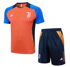 Juventus FC Tute Maglia da Allenamento Bambino 2024/25 - Shorts Arancione Blu