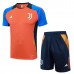Juventus FC Tute Maglia da Allenamento Bambino 2024/25 - Shorts Arancione Blu