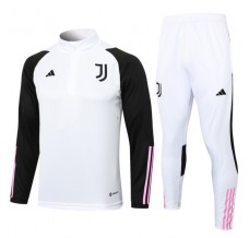 Juventus Tute Felpe da Allenamento 2023/24 - 1-4 Zip Bianco