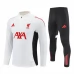 Liverpool FC Tuta Felpa da Allenamento 2025/26 - 1-4 Zip Bianco