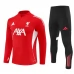 Liverpool FC Tuta Felpa da Allenamento 2025/26 - 1-4 Zip Rosso Liverpool FC Tuta Felpa da Allenamento 2025/26 - 1-4 Zip Rosso