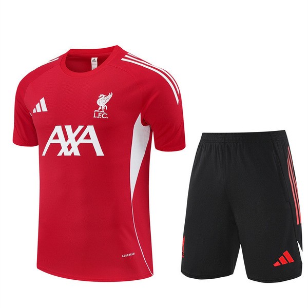 Liverpool FC Tuta Maglia da Allenamento 2025/26 - Shorts Rosso Liverpool FC Tuta Maglia da Allenamento 2025/26 - Shorts Rosso