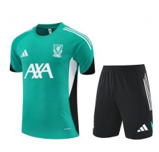 Liverpool FC Tuta Maglia da Allenamento 2025/26 - Shorts Verde