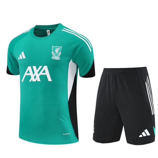 Liverpool FC Tuta Maglia da Allenamento 2025/26 - Shorts Verde Liverpool FC Tuta Maglia da Allenamento 2025/26 - Shorts Verde