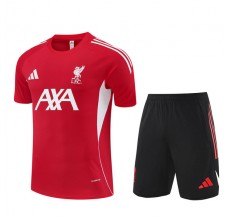 Liverpool FC Tuta Maglia da Allenamento Bambino 2025/26 - Shorts Rosso
