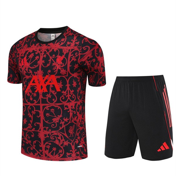 Liverpool FC Tuta Maglia da Allenamento Bambino 2025/26 - Shorts Rosso Liverpool FC Tuta Maglia da Allenamento Bambino 2025/26 - Shorts Rosso