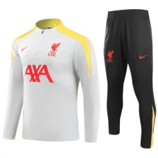 Liverpool FC Tute Felpe da Allenamento 2024/25 - 1-4 Zip Grigio Liverpool FC Tute Felpe da Allenamento 2024/25 - 1-4 Zip Grigio