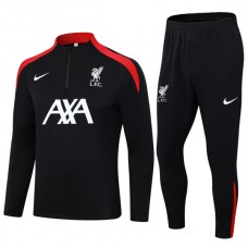 Liverpool FC Tute Felpe da Allenamento 2024/25 - 1-4 Zip Nero