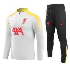 Liverpool FC Tute Felpe da Allenamento Bambino 2024/25 - 1-4 Zip Grigio