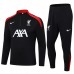 Liverpool FC Tute Felpe da Allenamento Bambino 2024/25 - 1-4 Zip Nero