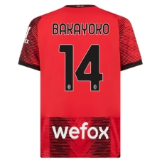 Maglia AC Milan Bakayoko 14 Divisa Prima 2023/24 Maglia AC Milan Bakayoko 14 Divisa Prima 2023/24
