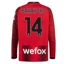 Maglia AC Milan Bakayoko 14 Divisa Prima 2023/24 Manica Lunga