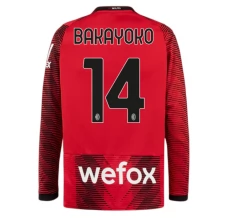 Maglia AC Milan Bakayoko 14 Divisa Prima 2023/24 Manica Lunga Maglia AC Milan Bakayoko 14 Divisa Prima 2023/24 Manica Lunga