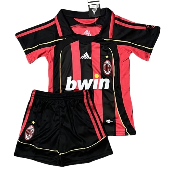 Maglia AC Milan Bambino Divisa Prima Retro 2006-07 Maglia AC Milan Bambino Divisa Prima Retro 2006-07