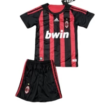 Maglia AC Milan Bambino Divisa Prima Retro 2008-09 Maglia AC Milan Bambino Divisa Prima Retro 2008-09