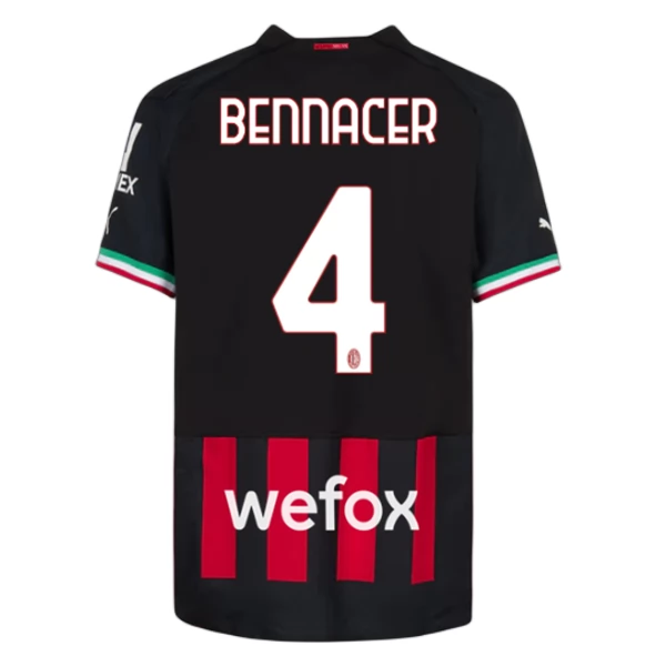 Maglia AC Milan Bennacer 4 Divisa Prima 2022/23 Maglia AC Milan Bennacer 4 Divisa Prima 2022/23